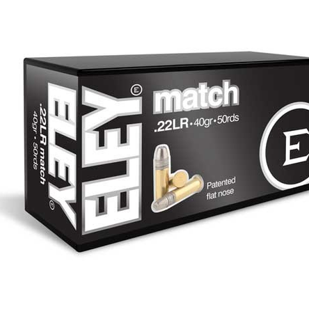 ELEY Match 01100 .22LR 40gr