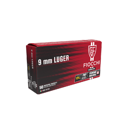 Fiocchi amunicja 9mm LUGER FMJ 124gr