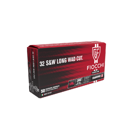 Fiocchi amunicja .32 S&W LONG WAD CUT LWC GZG 100 gr