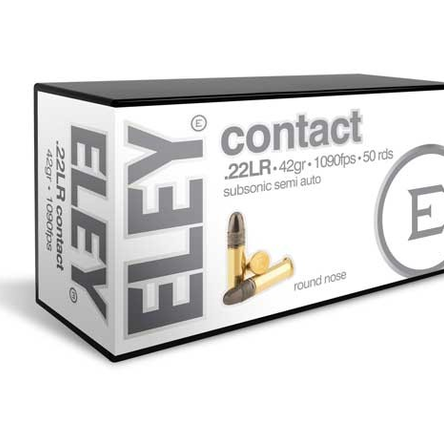 ELEY Contact 02300 .22LR SS 42gr 1090fps