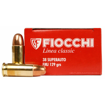 Fiocchi CLASSIC .38 SUPER AUTO FMJ RAM