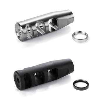 Kompensator na lufę .750 do AR-15 JP Competition Series 3 Port Compensator 1/2-28 TPI .281 Exit Polished Stainless